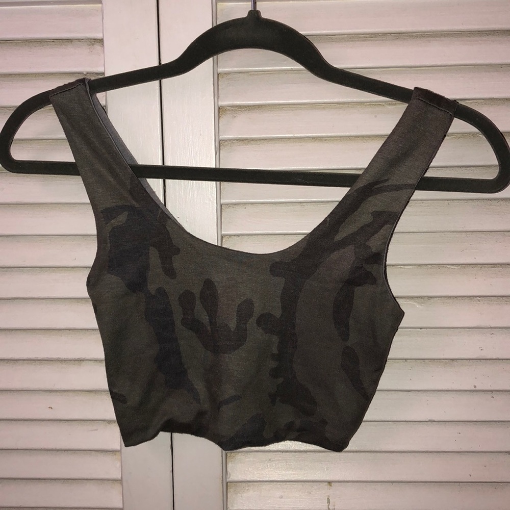 Urban Outfitters Camo Crop Top
